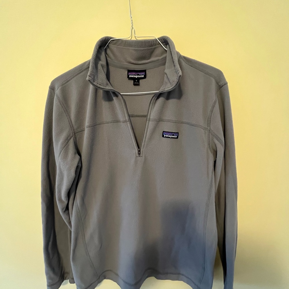 Patagonia Micro D fleece 1/4 zip - Men’s M - Grey